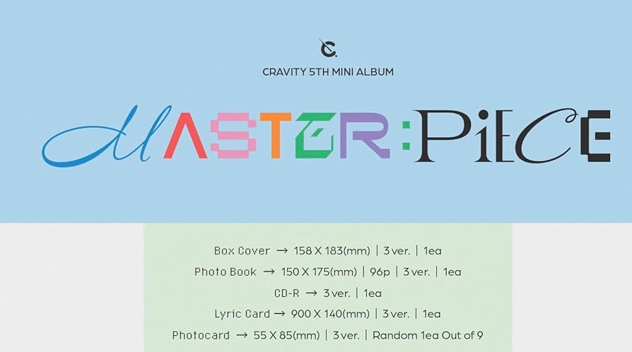 Amazon.co.jp: CRAVITY 5th Mini Album [MASTER:PIECE]（韓国盤
